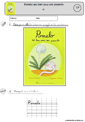 Litterature Periode 1 Pomelo L Ecole De Doddie