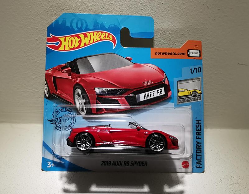 Audi R8 Spyder de 2019 (Hotwheels)