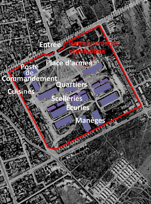 Plan Quartier Claude Decaen barraquements