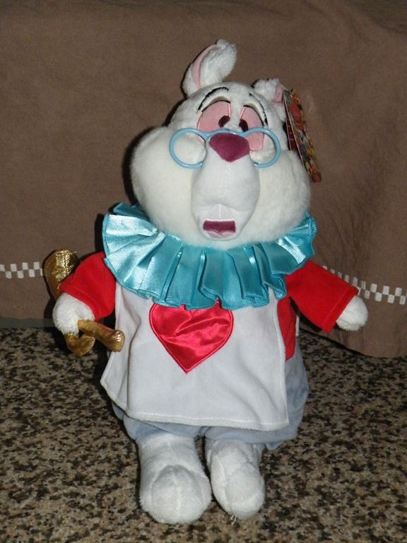 peluche lapin alice aux pays des merveilles