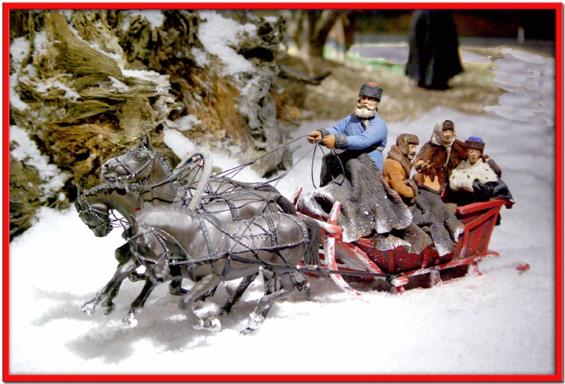 TRAINEAU RUSSE Photo de les figurines d'art de Liliane GUIOMAR LOISIRS,VOYAGES,CONVIVIALITE