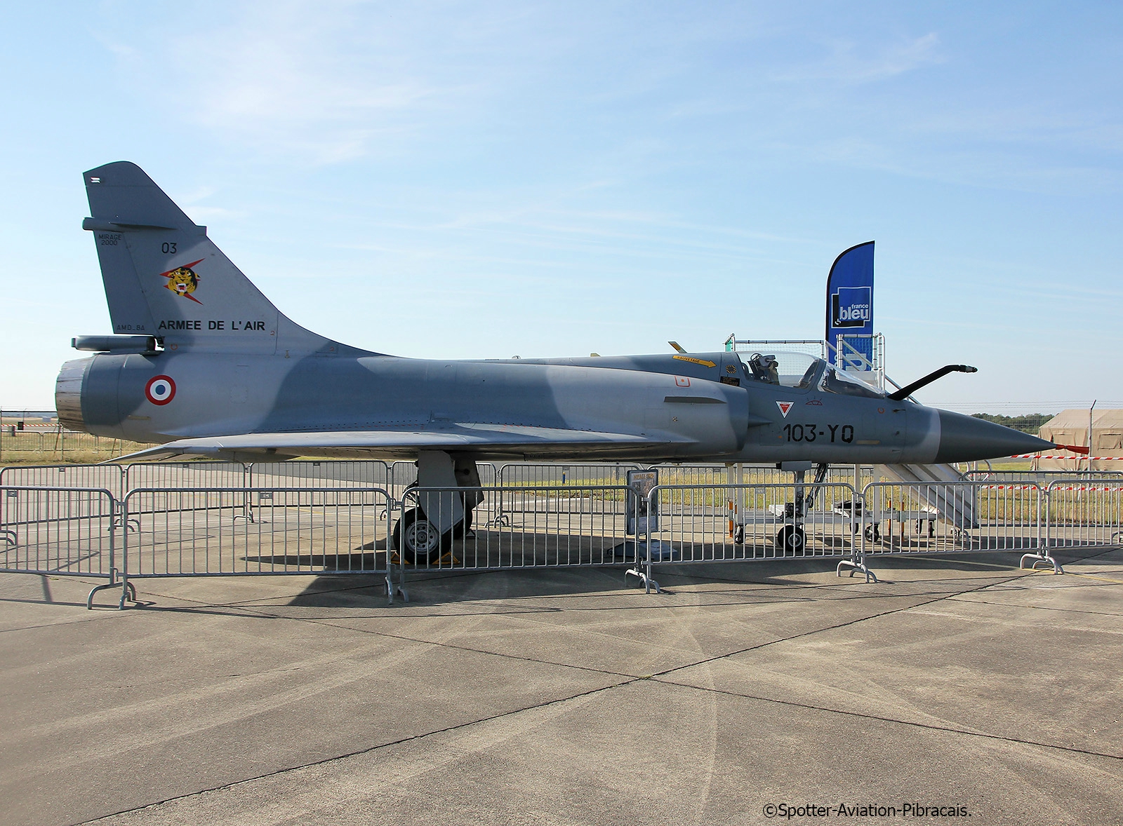 Base Aerienne BA 120 Cazaux ( LFBC) FranceAir Force Dassault Mirage 2000C 03/103YQ MSN03