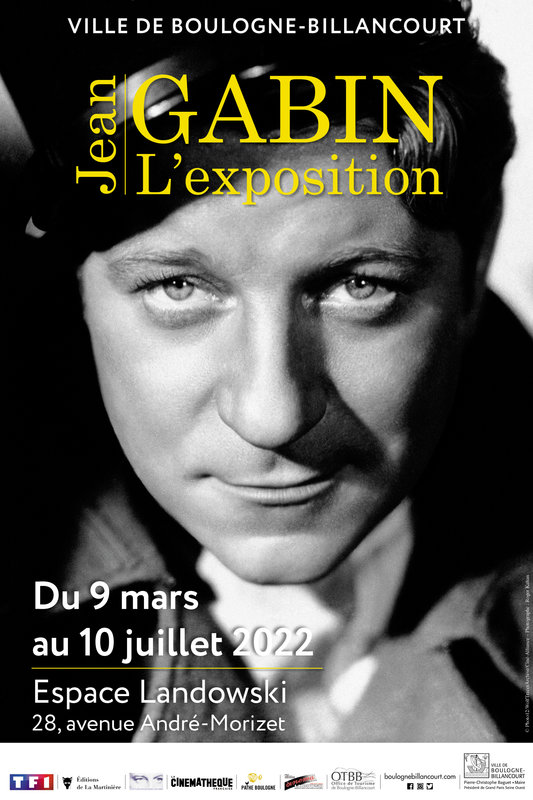 Affiche Jean Gabin, l'exposition - Mars-Juillet 2022_BD