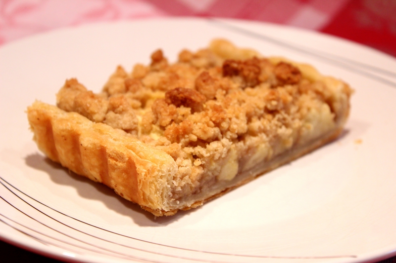 Tarte Aux Pommes à La Crème De Marron Et Crumble Pour Ceux