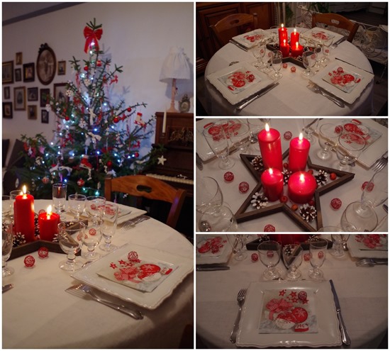 table de Noël