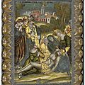 A facon de venise reverse-painted glass picture, circa 1560-70, hall-in-tyrol or innsbruck