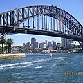 Harbour Bridge vu de Sydney Cove