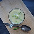 Soupe de courgettes aux lentilles corail