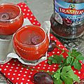 Gaspacho express aux olives