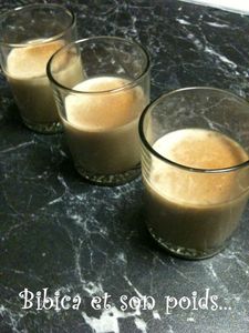 Pana cotta allégée au café