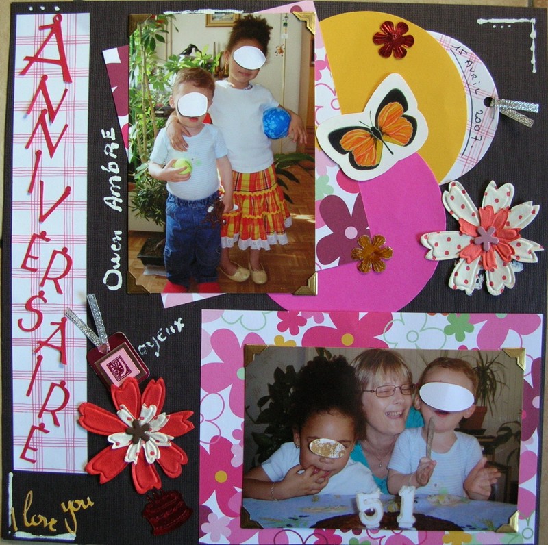 Anniversaire 51 Ans 2 Photo De Scrapbooking Le Blog De Yveline