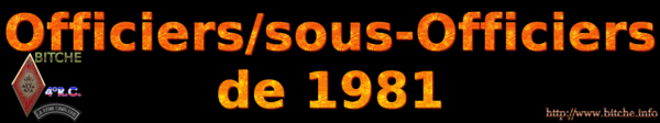 OFFICIERS sous OFFICIERS de BITCHE 1981a
