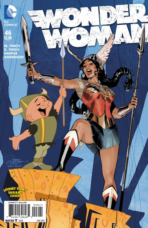 DC new 52 wonder woman 46 looney tunes variant
