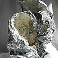 Hervé THAREL - SCHMIMBLOCK'S schatz 2014 - acrylique sur argile 24x19cm 7