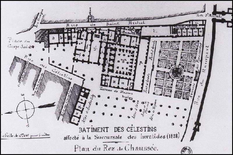plan des célestins avignon