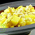 sauté de dinde au curry de madras, ananas & co