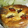 Quiche sans pâte aux ravioles et tomates cerises