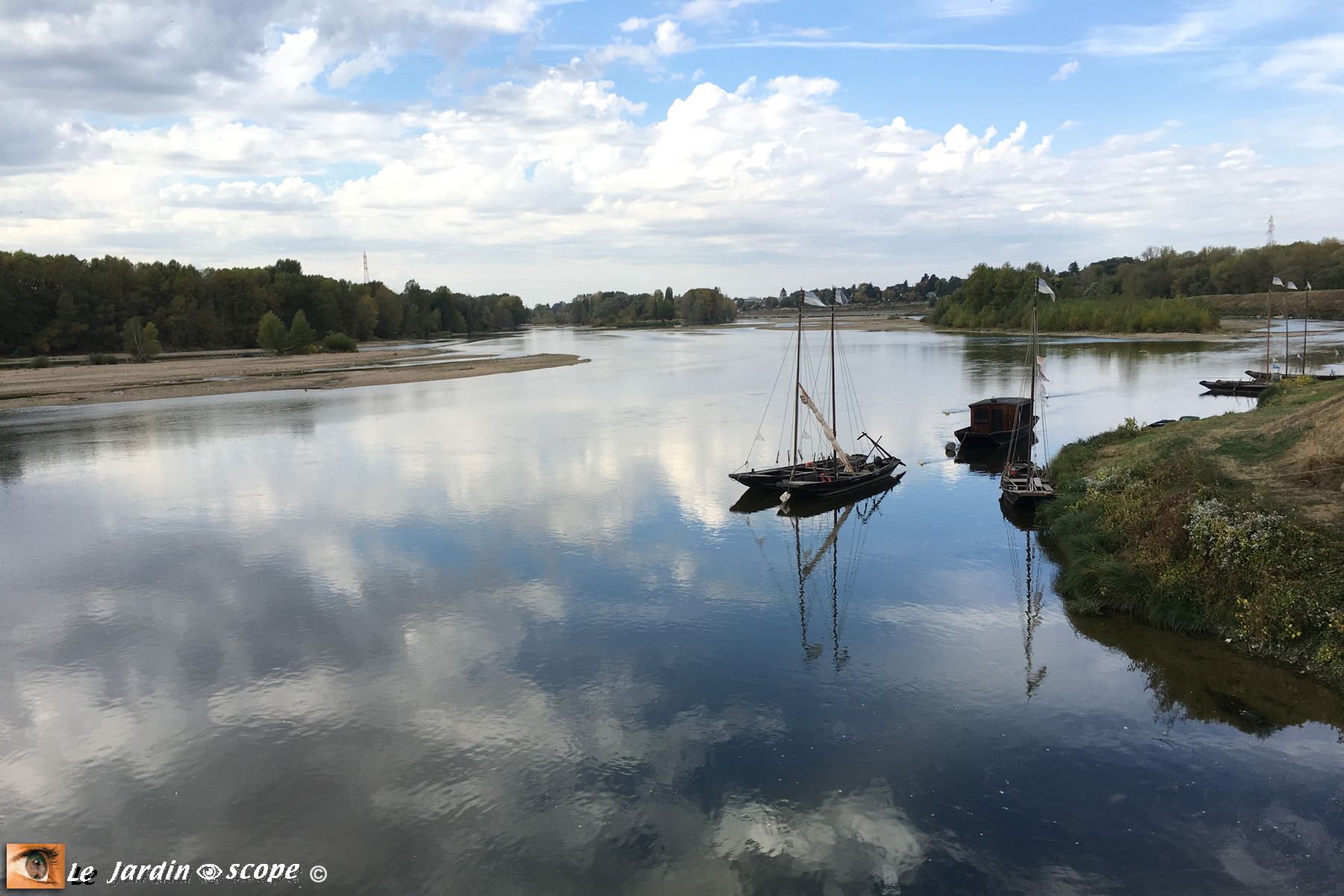 La Loire à Combleux (45) octobre 2018