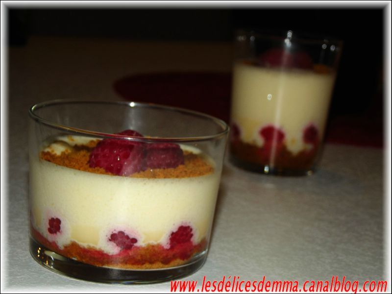 Tiramisu Aux Framboises Et Speculoos En Verrine Les Delices D Emma