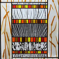 l'été sous la paille- vitrail contemporain-clotilde-gontel