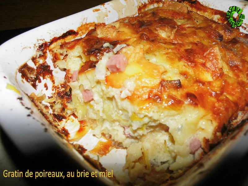 Gratin De Poireaux Au Brie Et Au Miel - BZH SANDRA