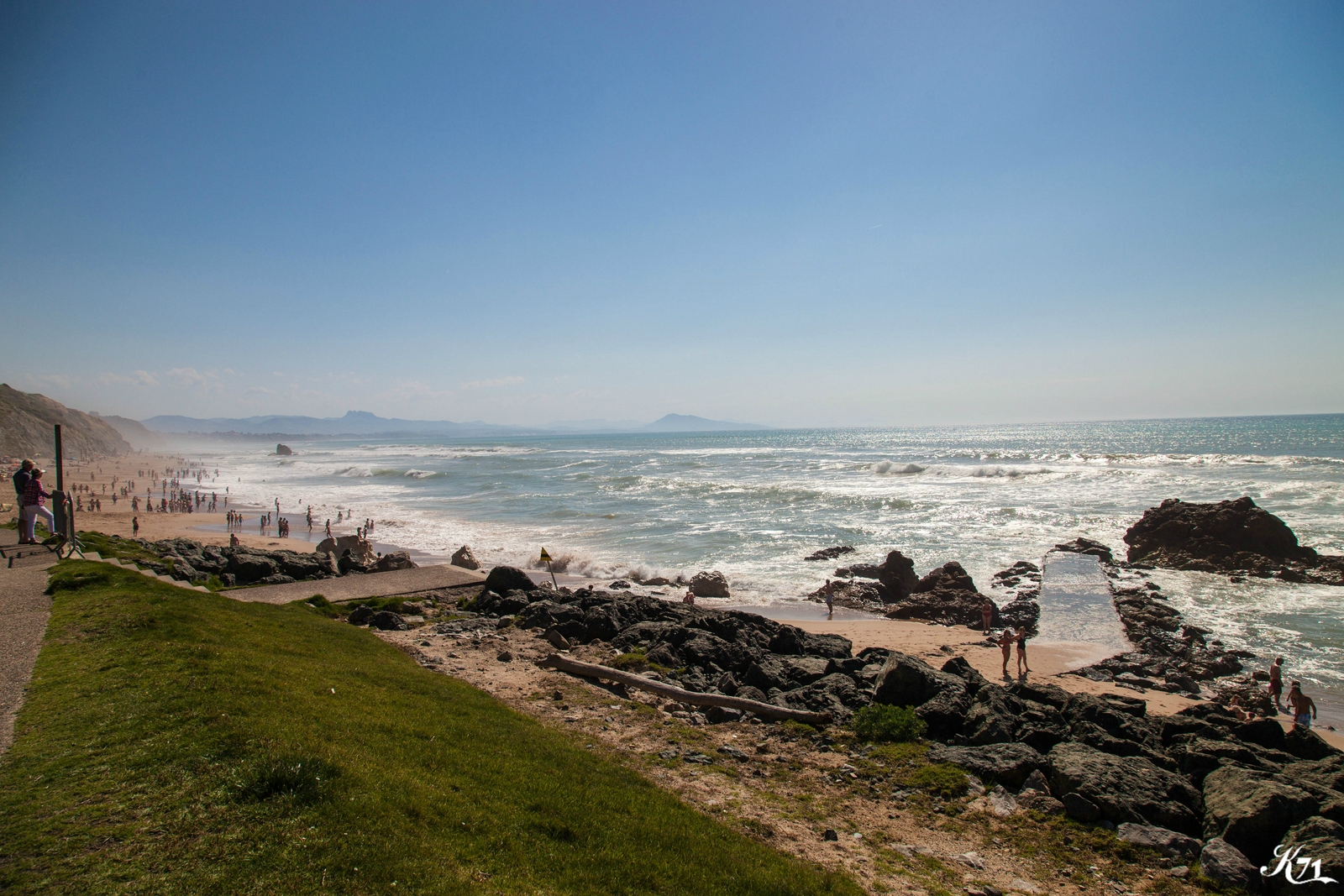 Biarritz La Plage De La Milady Karangels71