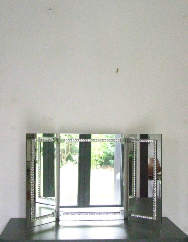 Miroir ancien triptyque