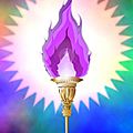 Placez la flamme violette dans votre cœur, laissez-faire et sachez qui vous êtes