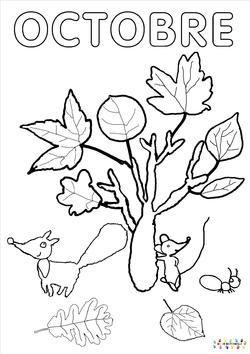  Coloriages  octobre  Assistante Maternelle Argenteuil 