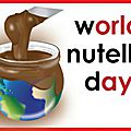 C'est aujourd'hui la journée mondiale du nutella !