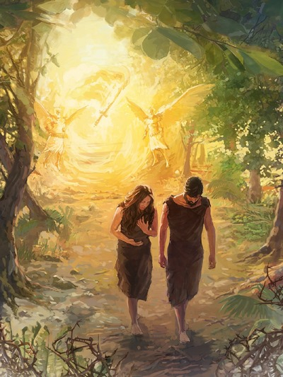 Adam & Eve chassés du Territoire d'Eden