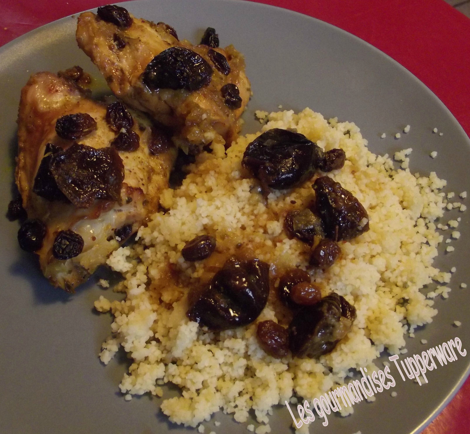 Tajine au poulet et aux pruneaux Les gourmandises Tupperware