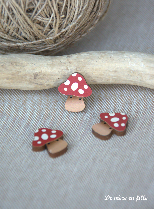 champignon rouge large