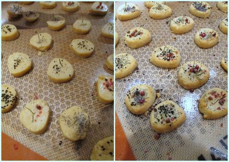 sablés au parmesan avant après blog chez requia