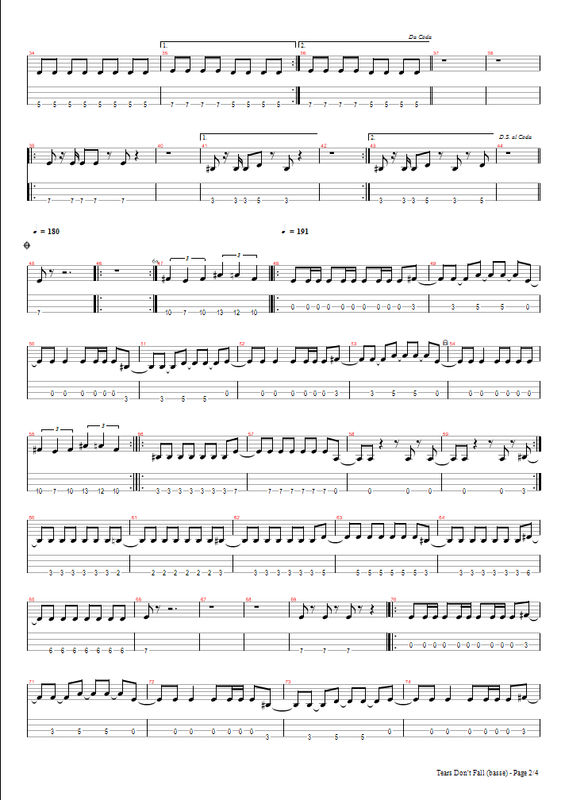 Bullet For My Valentine Tears Don't Fall Hamstab