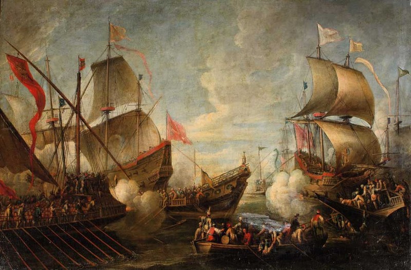 Картина непобедимая армада 1590