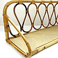 Déco vintage ... etagere en rotin * primevère 