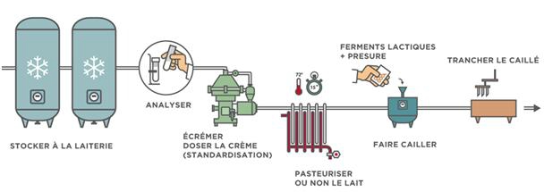 Etapes Fabrication Camembert