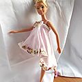 Robe d'été ample pour barbie, tuto couture facile