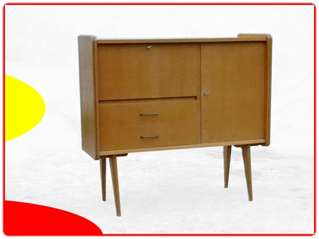 Buffet vintage SAM 1950 bois massif
