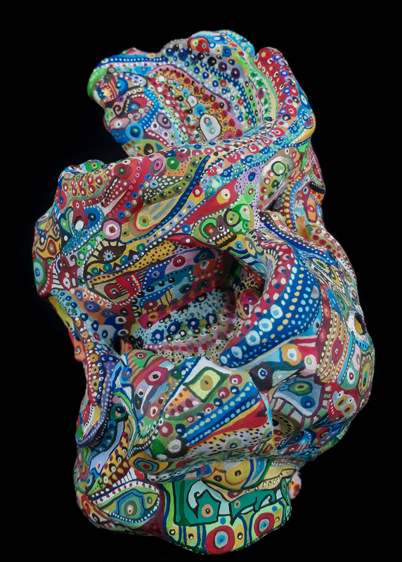 ©Hervé THAREL-SCHMIMBLOCK'S 15 niouf 2020 - T7 sur argile ±16,5x12cm 1