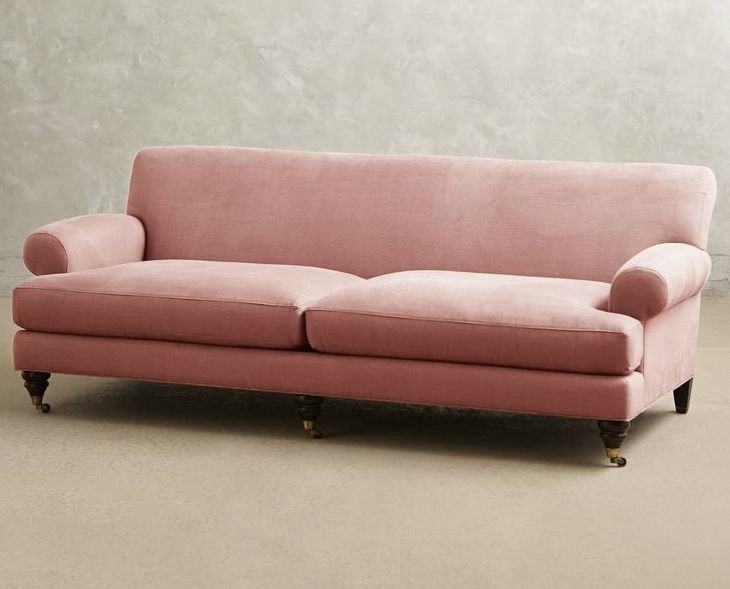 anthropologie-pink-velvet-sofa-remodelista