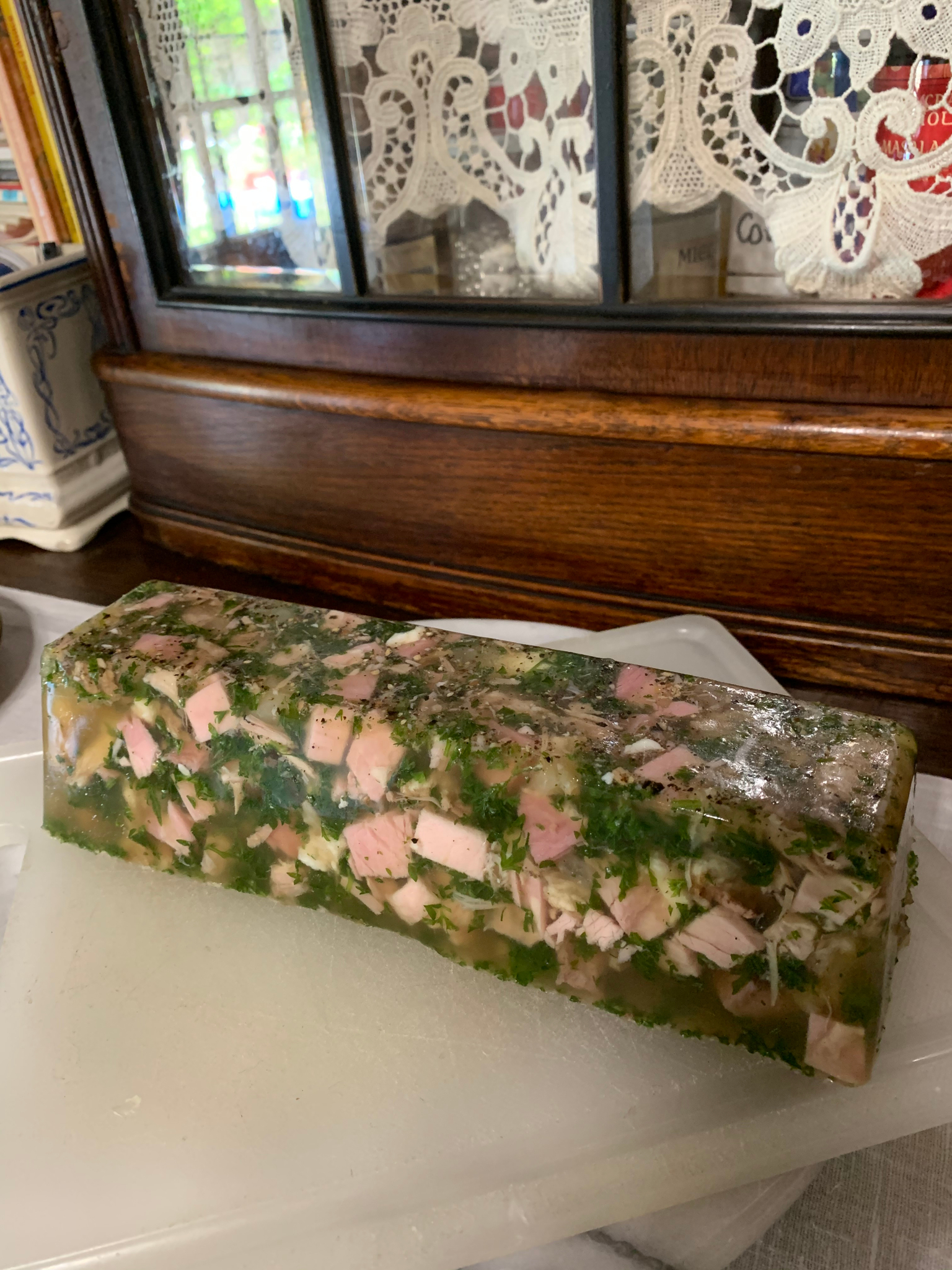Terrine de viandes en gelée FAREWELL JUNK FOOD Terrine de viandes en gelée FAREWELL JUNK FOOD
