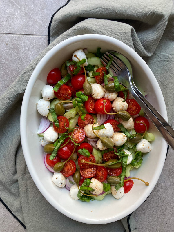 Salade La Tomate Et Mozzarella Anne Stram Gram