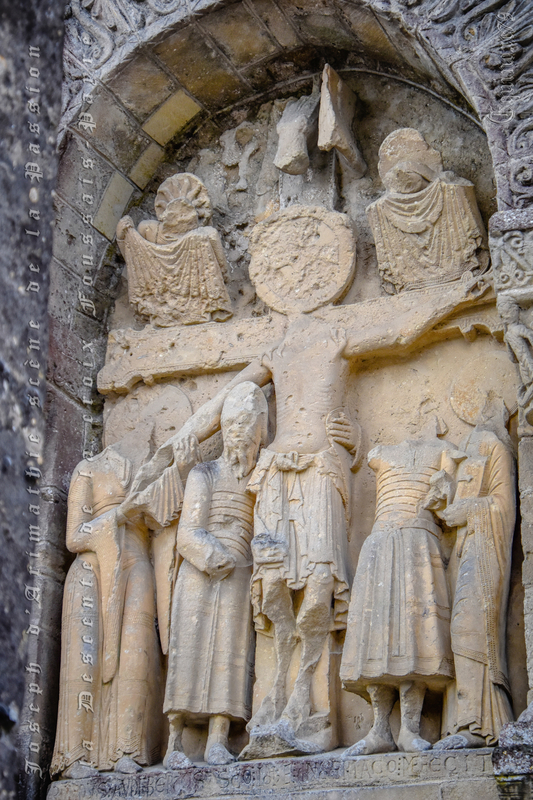 Joseph d'Arimathie scène de la Passion la Descente de la croix Foussais-Payré (2)