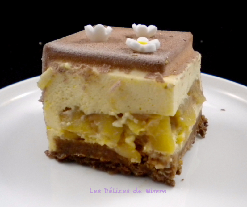 Entremets d'automne Pommes Tatin spéculoos 2