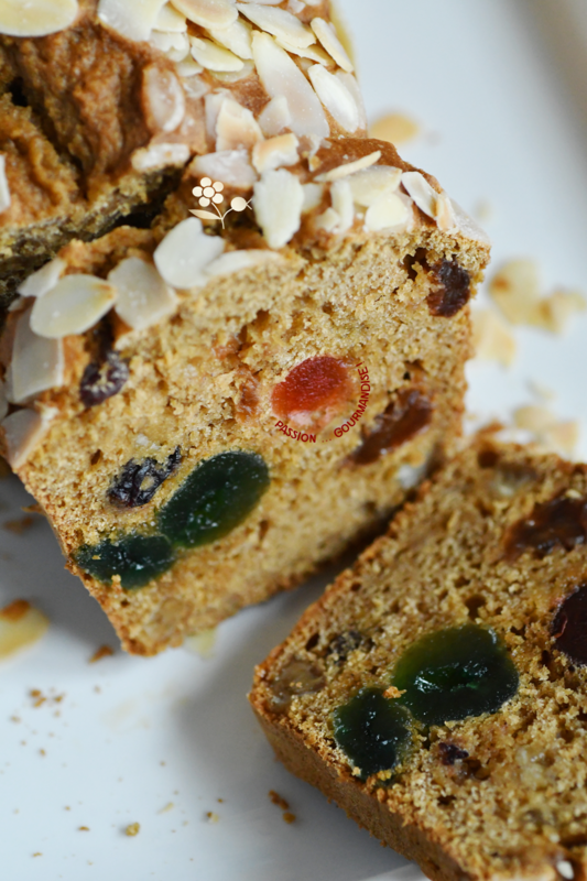 Cake épicé aux fruits confits, raisins secs & patate douce_1