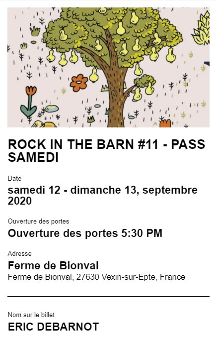 2020 09 12 Festival Rock In the Barn Billet