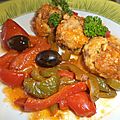 Tajine de boulettes de poisson