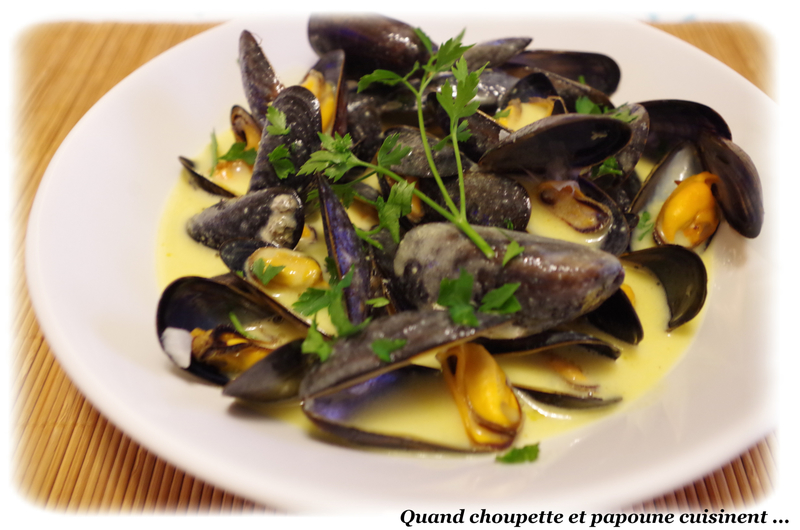 moules à la crème de safran-540